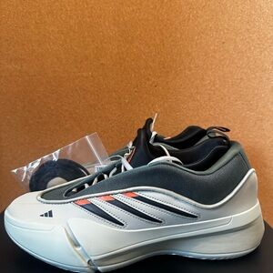 Adidas Dame 9 Basketball Shoes Mens 8.5 Silver Pebble JI1939